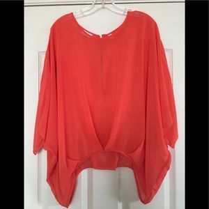 Bison Bisou Michele Bohbot Blouse Large Like New